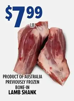 Victory Meat Market Lamb shank offer