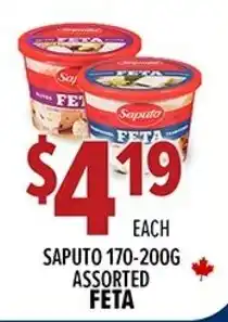 Victory Meat Market Saputo assorted feta offer