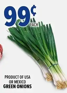 Victory Meat Market Green onions offer