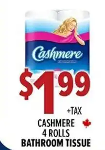 Victory Meat Market Cashmere 4 rolls bathroom tissue offer