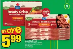 Super C BACON MAPLE LEAF offer