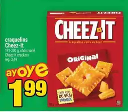 Super C craquelins Cheez-It offer