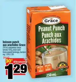 Super C boisson punch aux arachides Grace offer