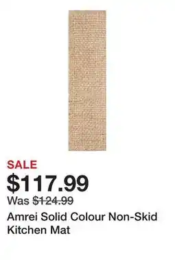 Wayfair Amrei Solid Colour Non-Skid Kitchen Mat offer