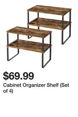 Wayfair Cabinet Organizer Shelf (Set of 4) offer