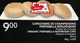 IGA ORGANIC PORTABELLA MUSHROOM CAPS offer
