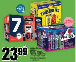 Super C Bacardi Breezer, Poppers, Twisted Tea offer