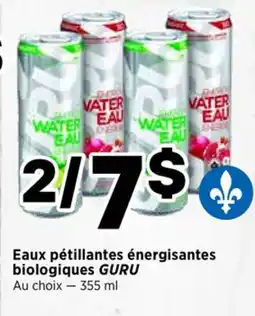 Val-Mont Eaux pétillantes énergisantes biologiques GURU offer