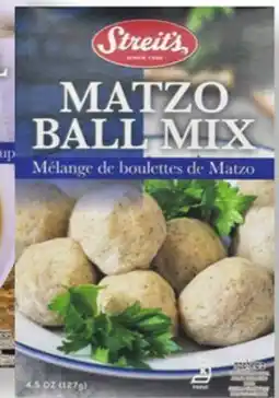 Metro STREIT'S MATZO BALL OR SOUP MIX offer