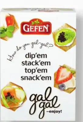 Metro GEFEN GAL GAL CRACKERS offer