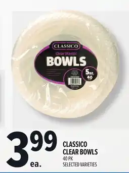 Metro CLASSICO CLEAR BOWLS offer