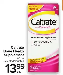 Metro CALTRATE BONE HEALTH SUPPLEMENT offer