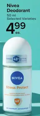 Metro NIVEA DEODORANT offer