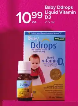 Metro BABY DDROPS LIQUID VITAMIN D3 offer