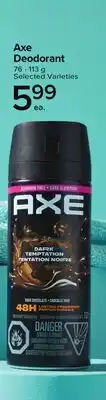 Metro AXE DEODORANT offer