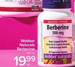 Metro WEBBER NATURALS BERBERINE offer