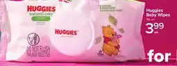 Metro HUGGIES BABY WIPES offer