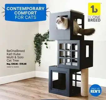 Ren’s Pets Depot BeOneBreed Katt Kube Multi & Solo Cat Tree offer