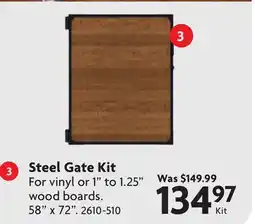 Home Hardware Steel Gate Kit offer