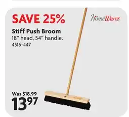 Home Hardware Stiff Push Broom offer