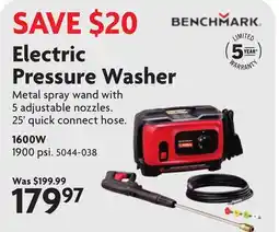 Home Hardware Electric Pressure Washer offer