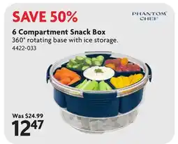 Home Hardware 6 Compartment Snack Box offer