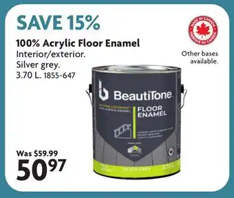 Home Hardware 100% Acrylic Floor Enamel offer