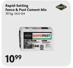 Home Hardware Rapid-Setting Fence & Post Cement Mix offer
