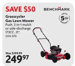 Home Hardware Grasscycler Gas Lawn Mower offer