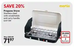 Home Hardware Propane Stove offer