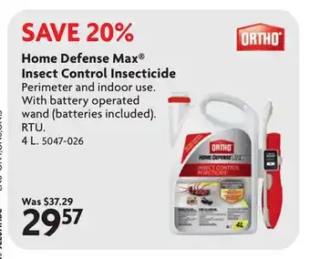 Home Hardware Home Defense Max Insect Control Insecticide offer