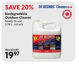 Home Hardware Biodegradable Outdoor Cleaner offer