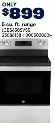 RONA GE 5 cu. ft. range offer