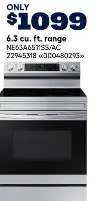 RONA Samsung 6.3 cu. ft. range offer