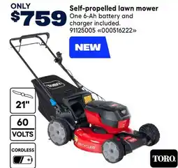RONA TORO Self-propelled lawn mower offer