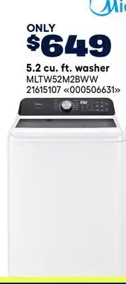 RONA SAMSUNG 5.2 cu. ft. washer offer