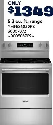 RONA MAYTAG 5.3 cu. ft. range offer