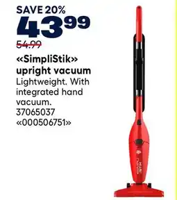 RONA Dirt Devil SimpliStik upright vacuum offer