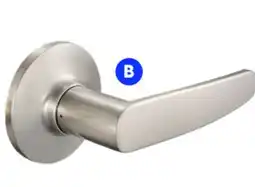 RONA RONA Hawthorna passage lever, satin nickel door levers offer