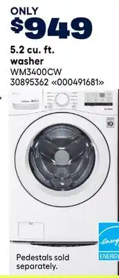 RONA LG 5.2 cu. ft. washer offer