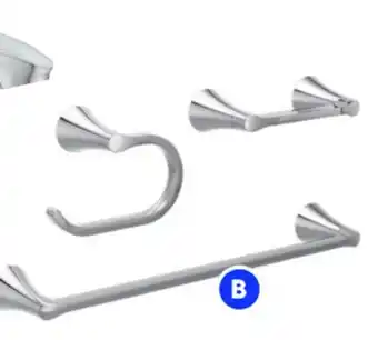 RONA MOEN 3-piece, chrome finish offer