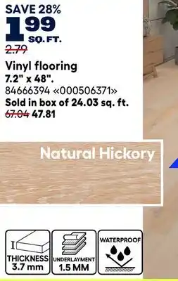 RONA Mono Serra Vinyl flooring 7.2 x 48 offer
