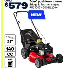 RONA TORO 3-in-1 push lawn mower offer