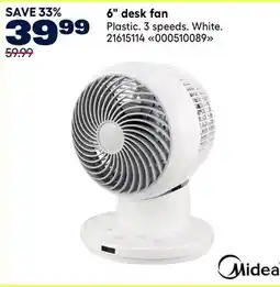 RONA Midea 6 desk fan offer