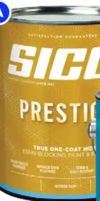 RONA 3.78-L cans of SICO Prestige, Evolution, Endurance, Clean Surface and 360 interior paint offer