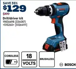 RONA BOSCH Drill/driver kit offer