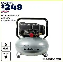 RONA Metabo HPT Air compressor offer
