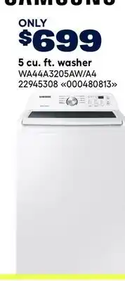 RONA Samsung 5 cu. ft. washer offer