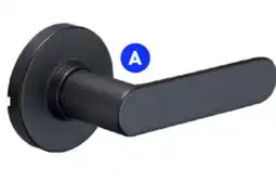 RONA RONA Calia passage lever, matte black door levers offer