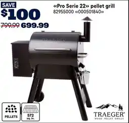 RONA Traeger Pro Serie 22 pellet grill offer